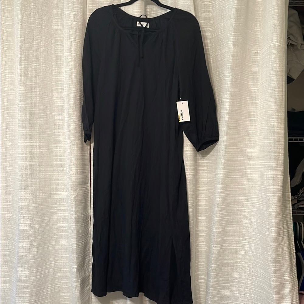 Sonoma Black Dolman Sleeve Dress